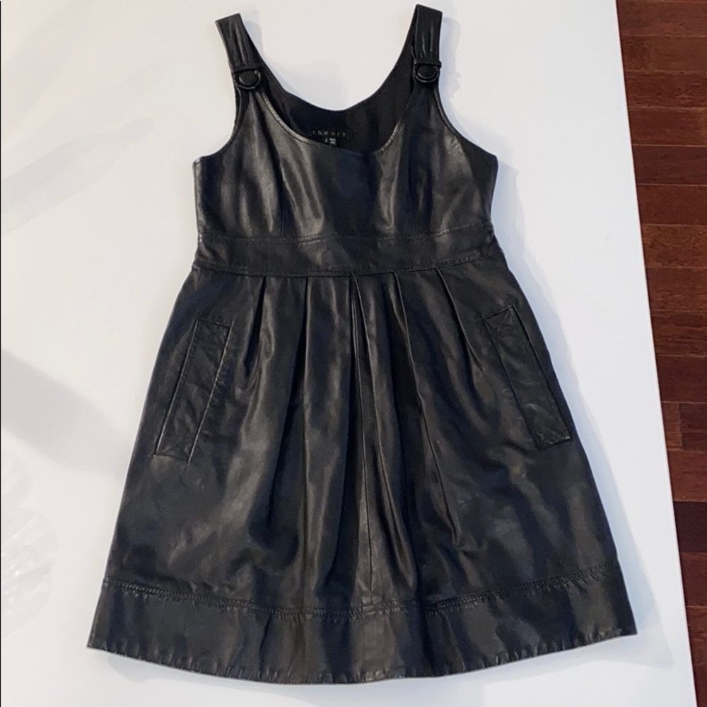Theory leather dress